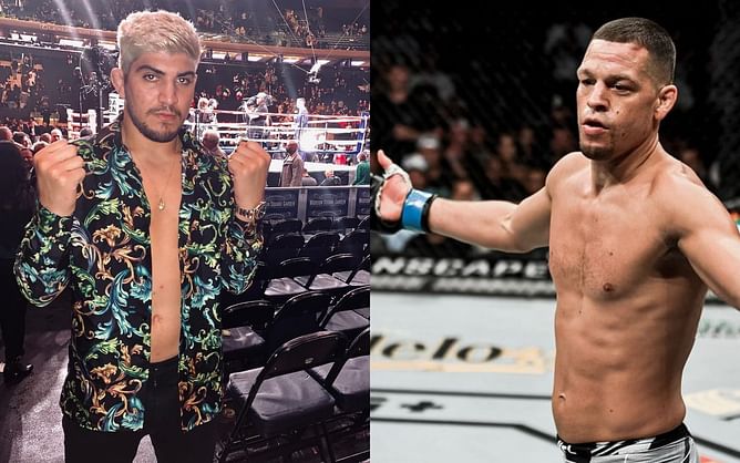 Watch: Nate Diaz and Dillon Danis involved in physical altercation at UFC 281