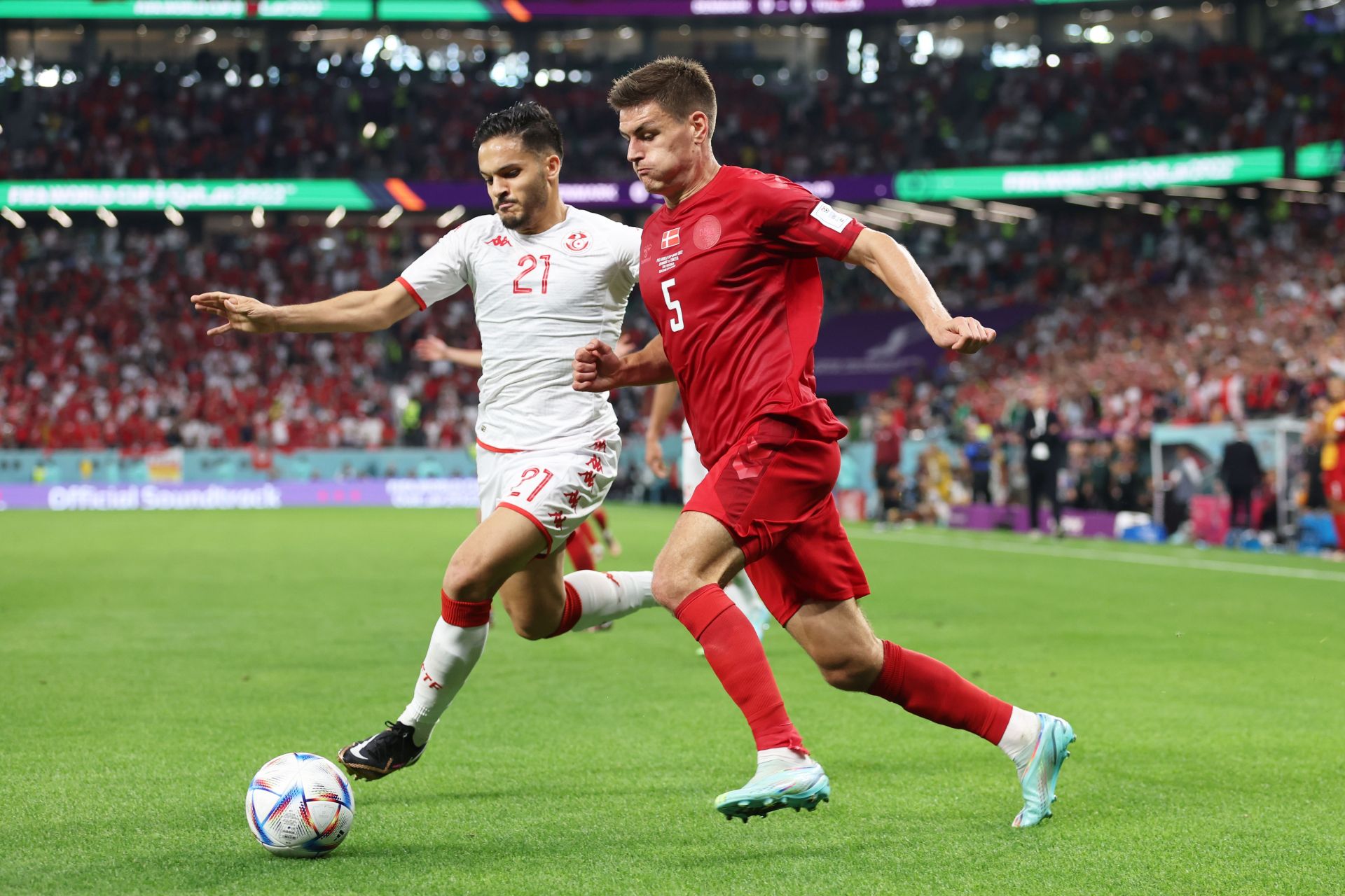 Denmark v Tunisia: Group D - FIFA World Cup Qatar 2022