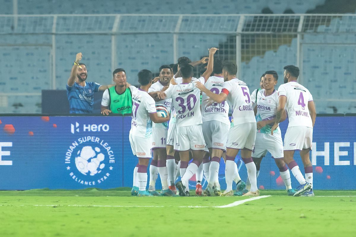 OFC scripted another comeback victory against the Red and Gold Brigade (Image courtesy: ISL Media)