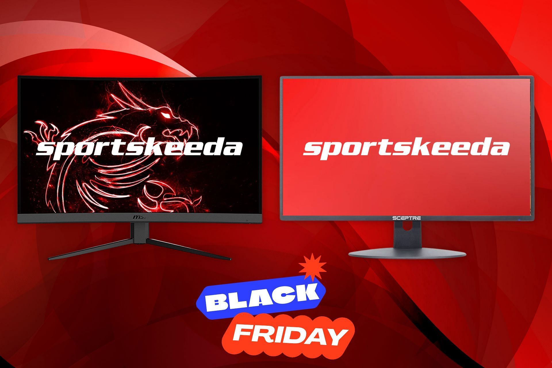 There are quite a few excellent gaming monitors available for Black Friday (Image via Sportskeeda)