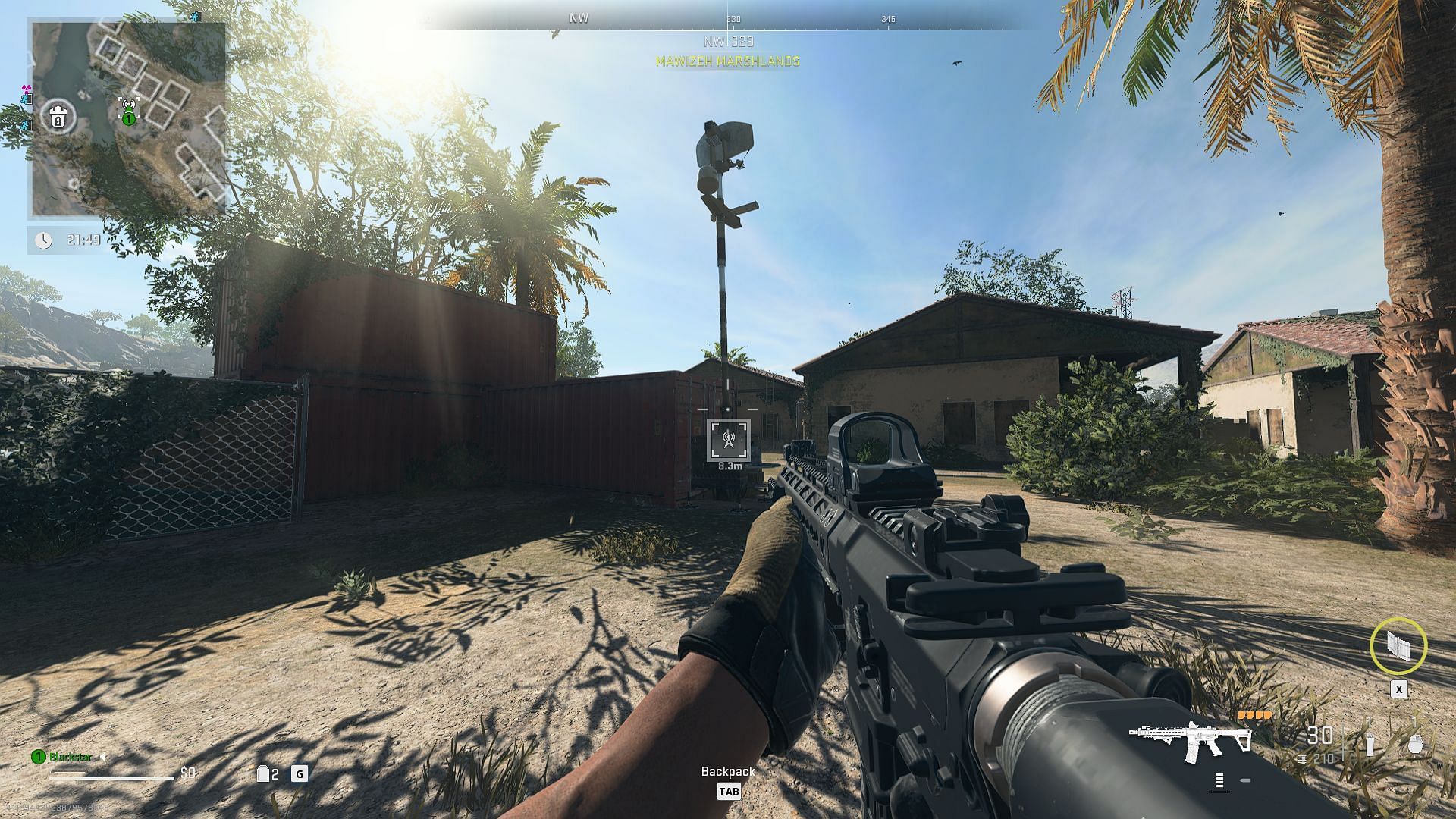 UAV Tower in Al Mazrah (Image via Activision)