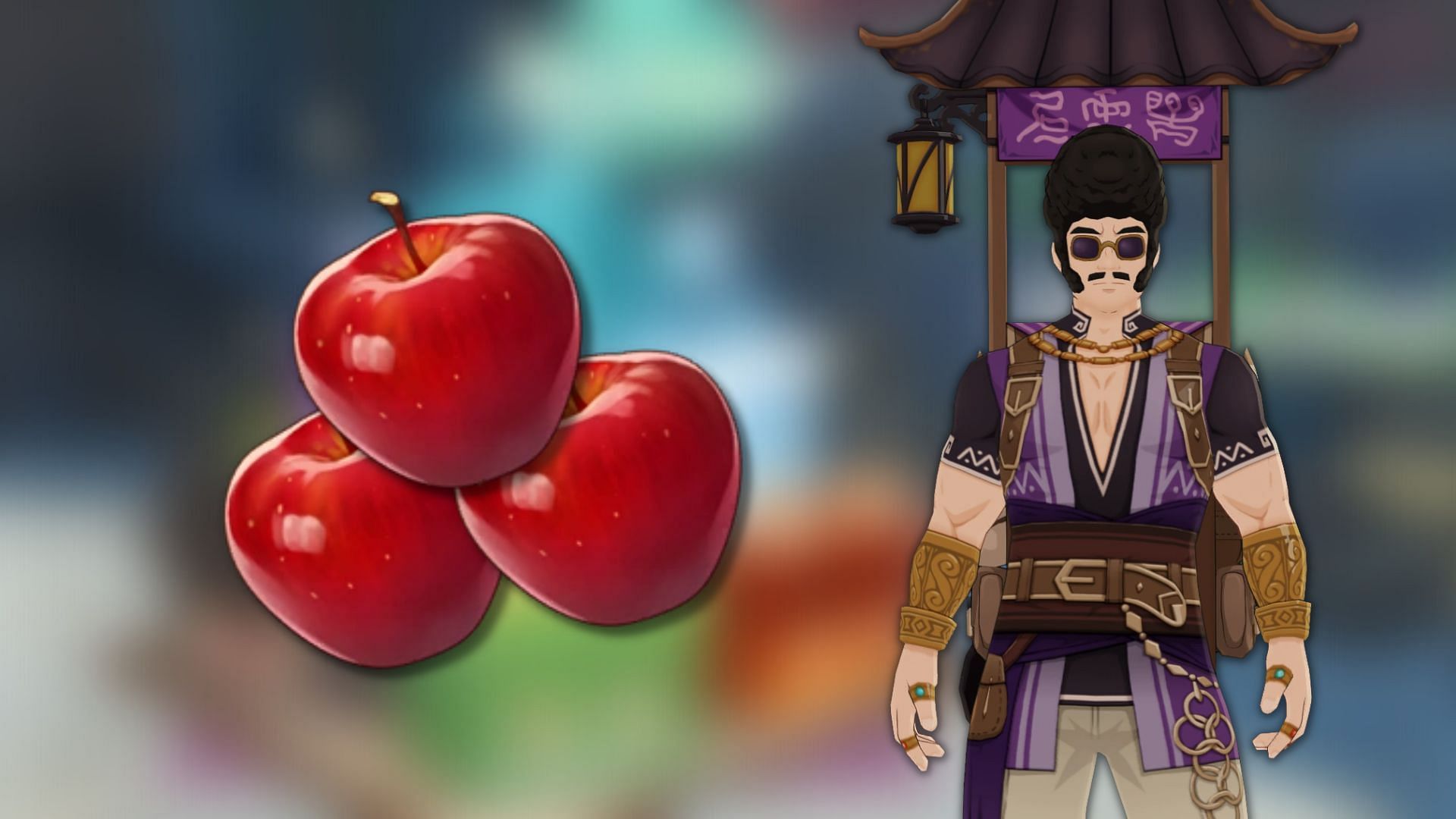 Collect apples to complete Day 1 Liben Daily commissions for reward (Image via HoYoverse)