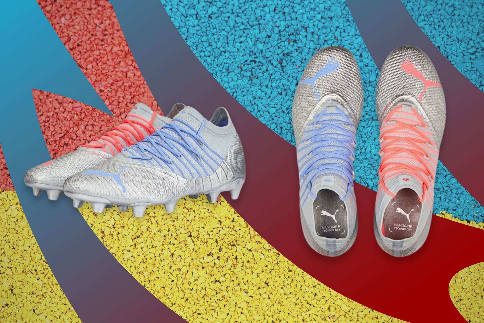 Take a closer look at the football cleats (Image via Sportskeeda)