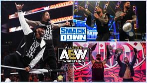 Top AEW stars name dropped on WWE SmackDown during major match involving The Usos