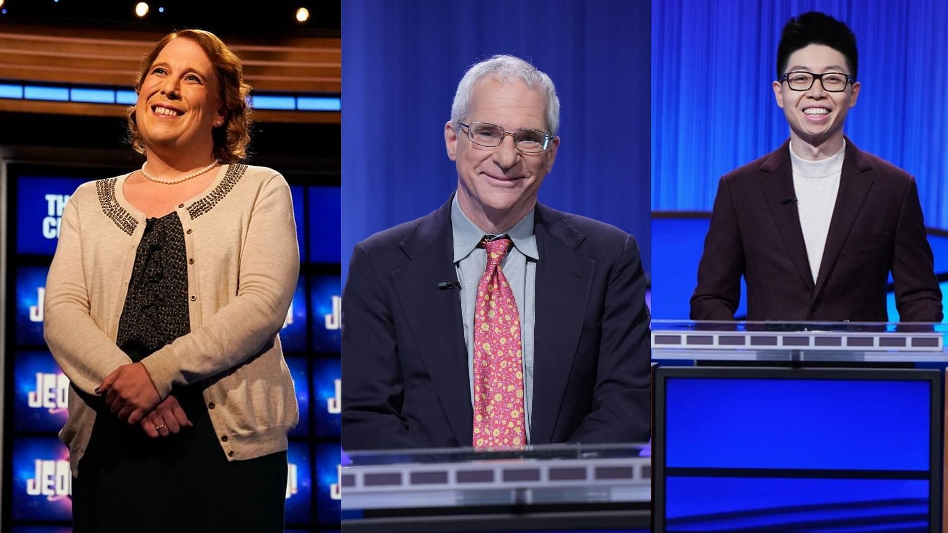Three finalists of Jeopardy! Tournament of Champions 2022