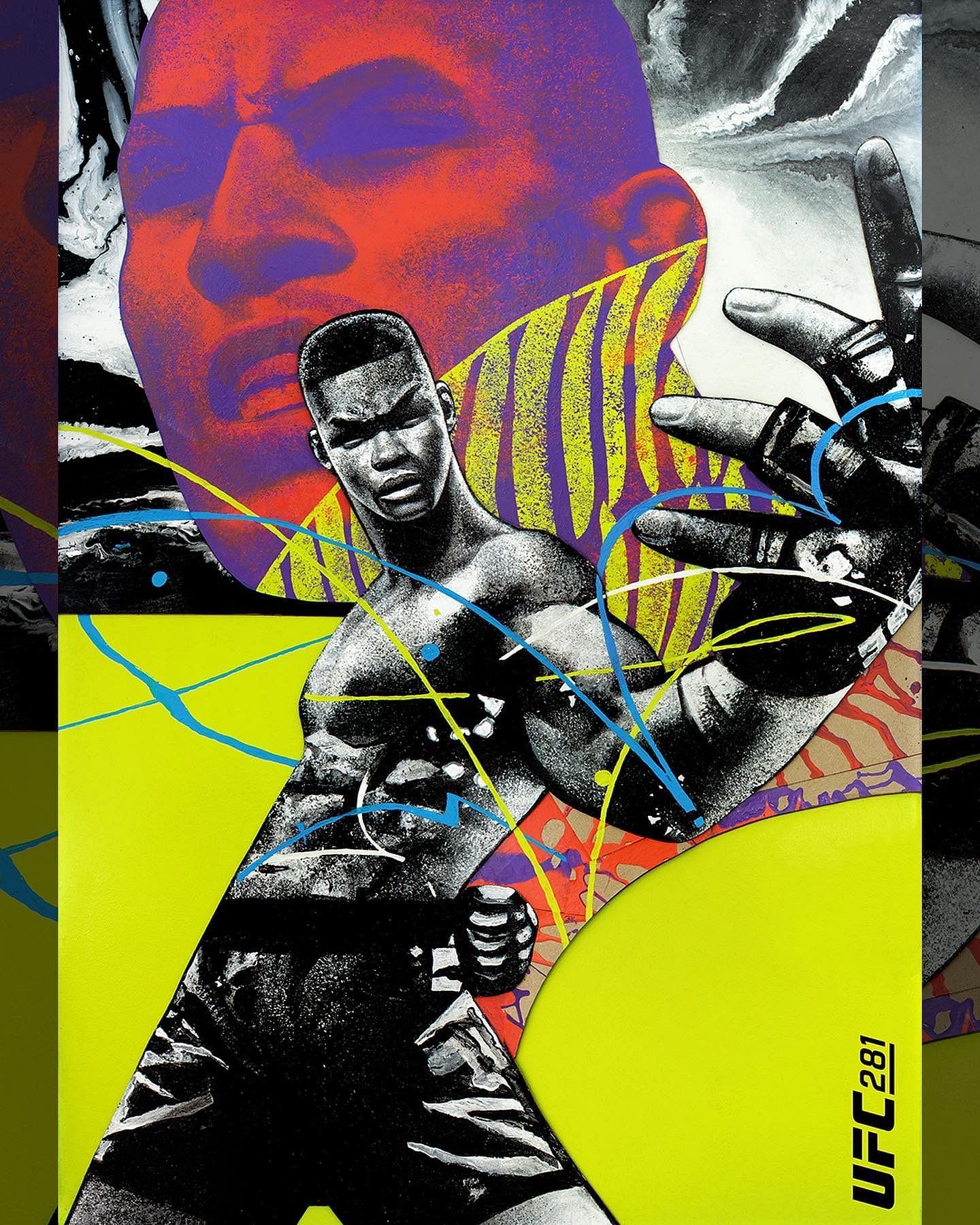 UFC 281 Artist Series poster [Image via @ufc on Twitter]