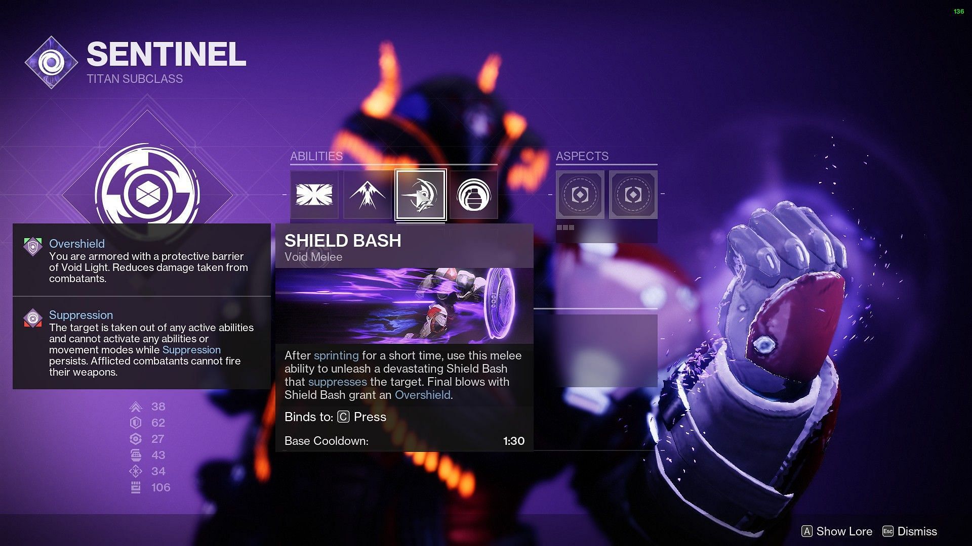 Shield Bash (Image via Destiny 2)