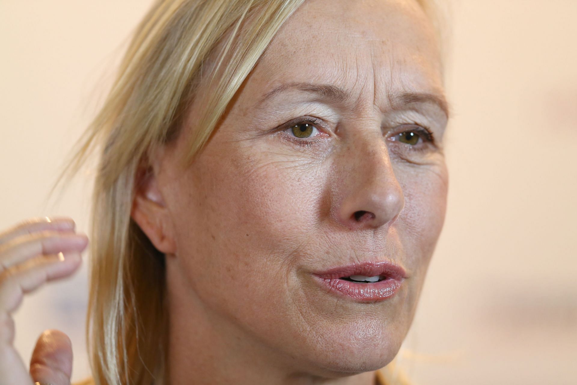 Martina Navratilova spoke out against gun violence in her country