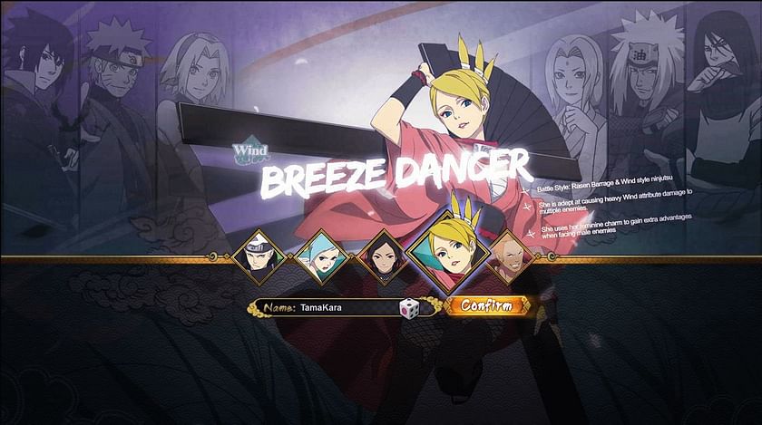 Breeze Dancer  Boruto personagens, Personagens de anime, Anime