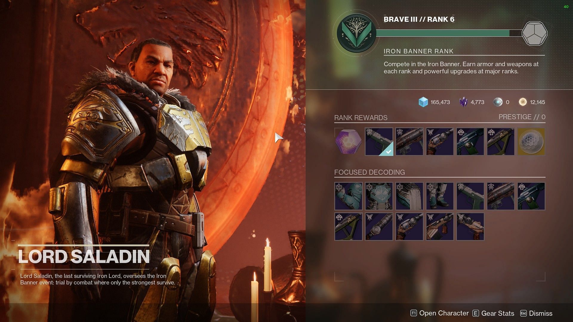 Iron Banner vendor this week in Destiny 2 Season of Plunder (Image via Bungie)