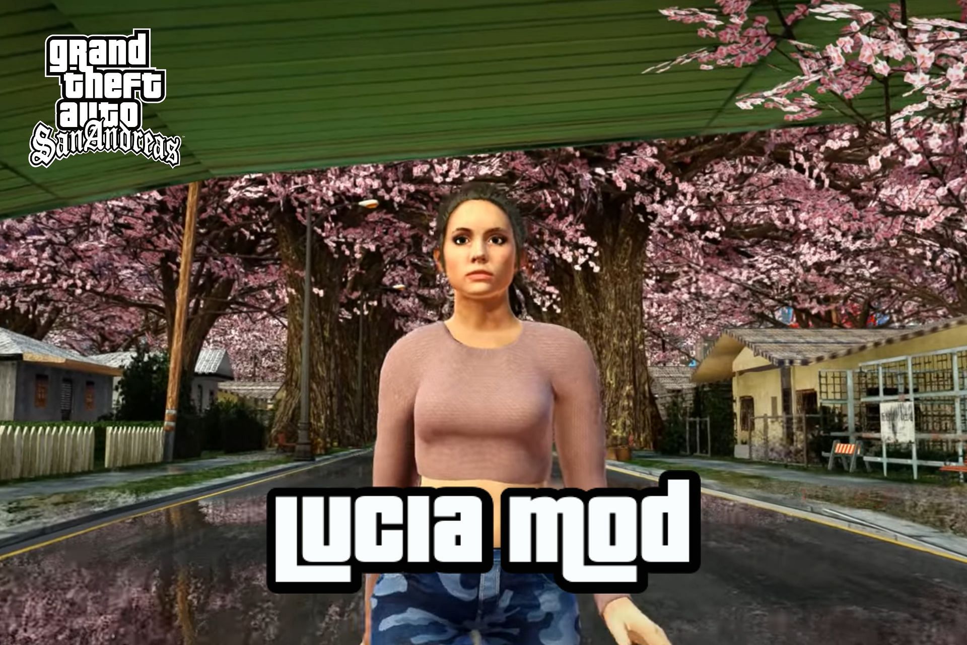 Play as Lucia in GTA San Andreas (Image via YouTube)