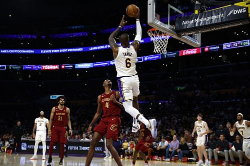 LA Lakers forward LeBron James