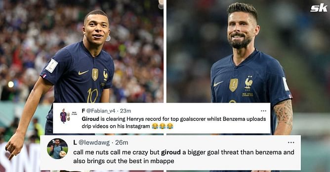 Twitter explodes as Olivier Giroud stars in France's thumping 4-1 2022 FIFA World Cup win against Australia