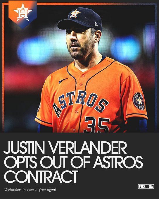 Houston Astros Ace Justin Verlander Headlines Potential Free Agents In World  Series