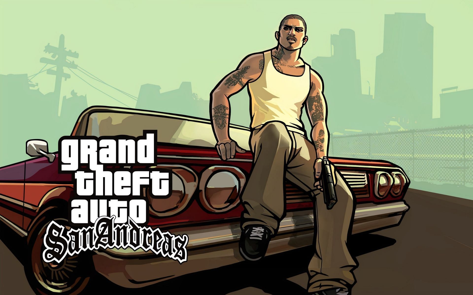 Grand Theft auto San Andreas Постер