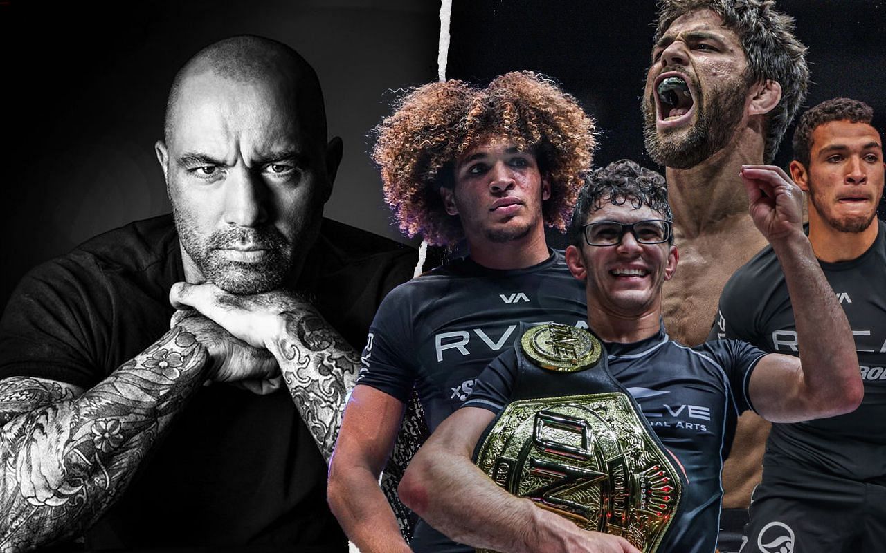 Joe Rogan (Left) praises the likes of Mikey Musumeci, Garry Tonon and the Ruotolo Brothers