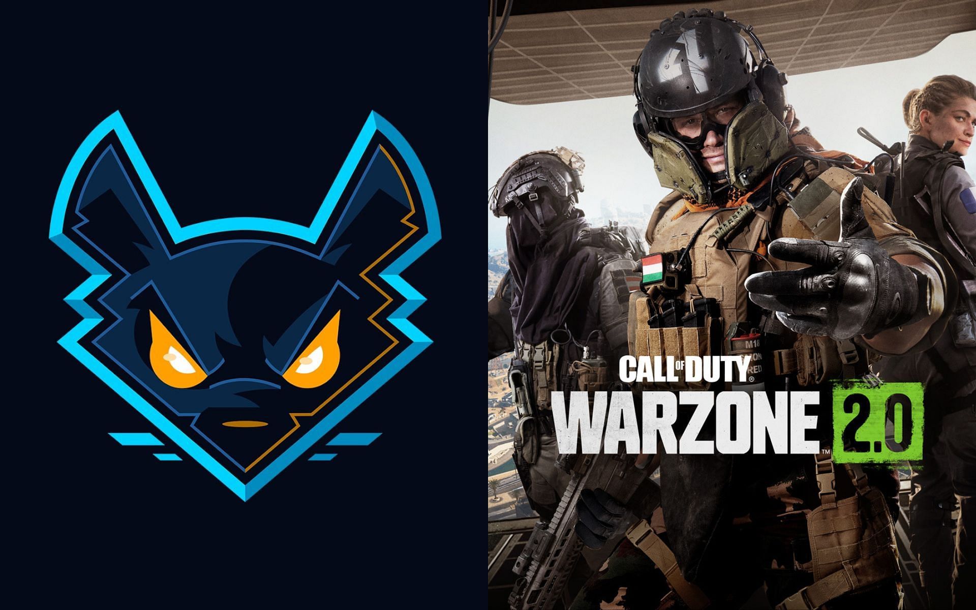 Mighty Gaming Logo [Left] COD: WarZone 2.0 poster [Right]