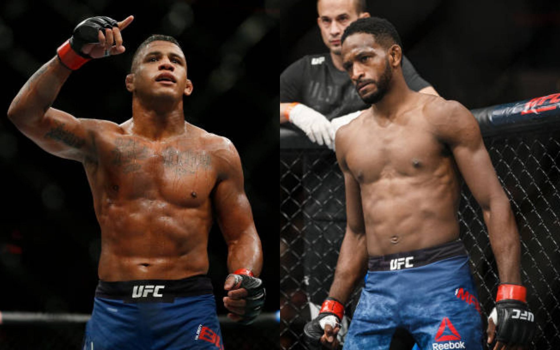 Gilbert Burns (left); Neil Magny (right)