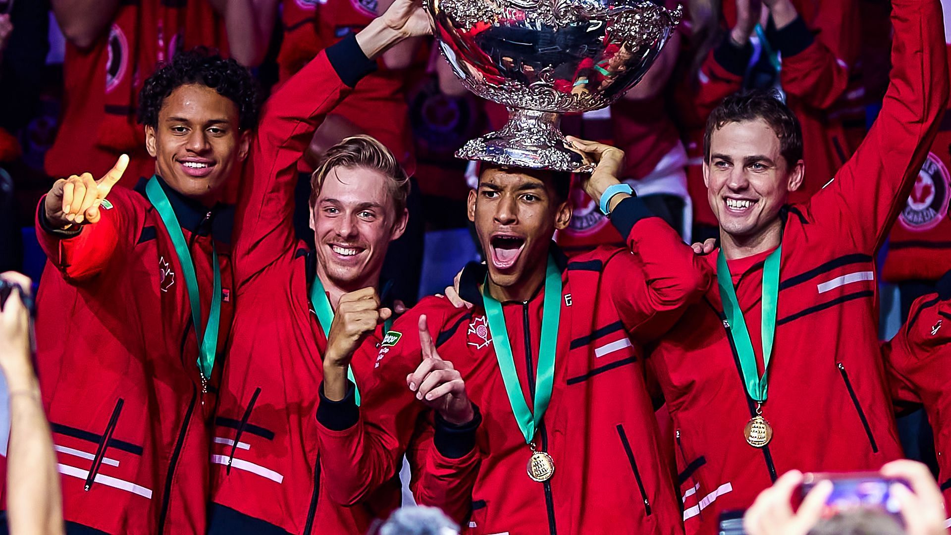 Felix Auger-Aliassime and Denis Shapovalov joke about needing rest after helping Canada win their maiden Davis Cup title