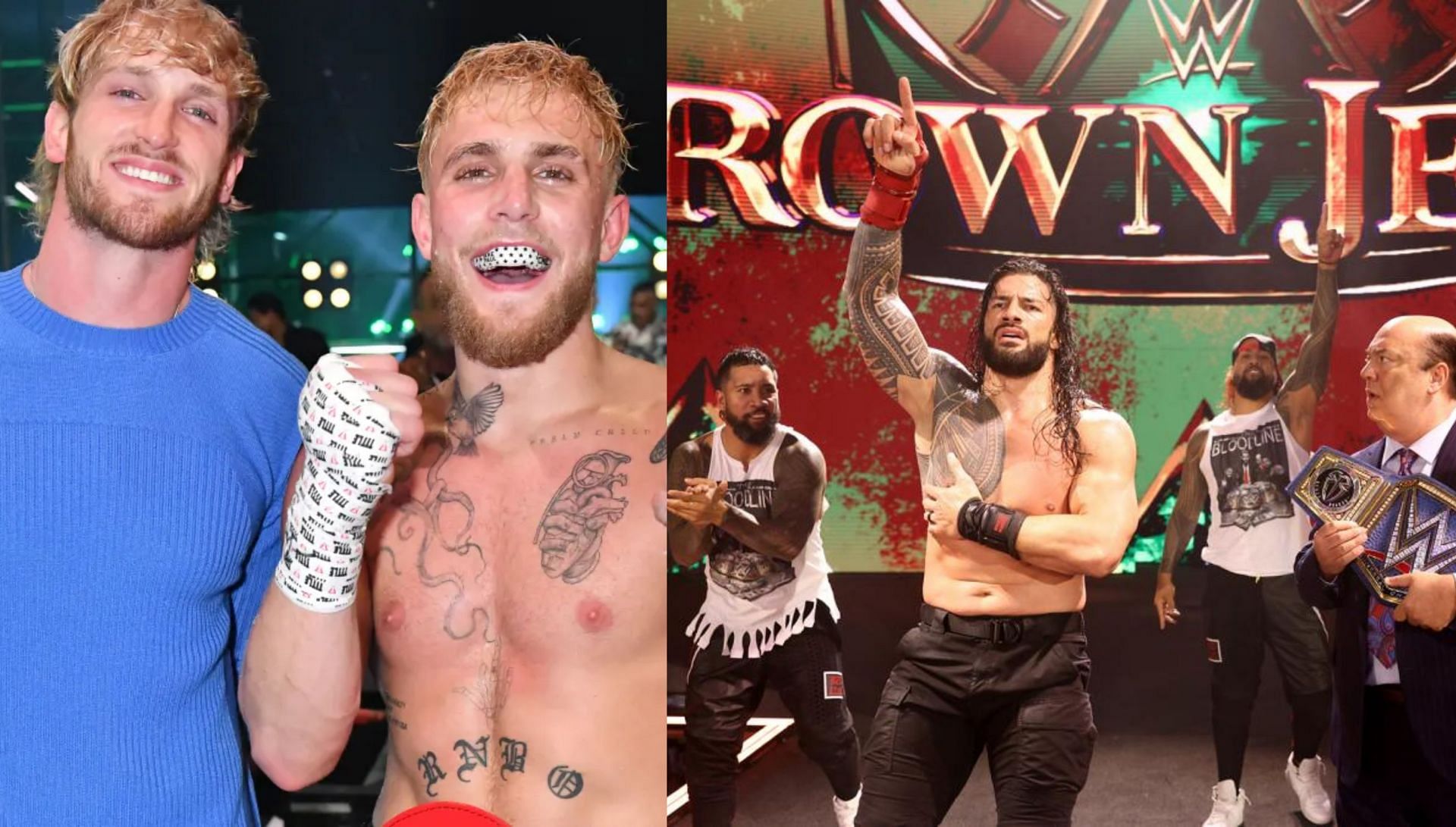 WWE Crown Jewel में रोमन रेंस और लोगन पॉल का मैच खास रह सकता है 