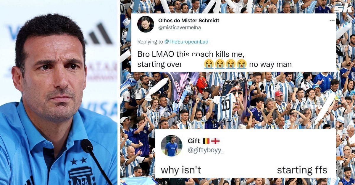 Argentina fans not happy with Lionel Scaloni