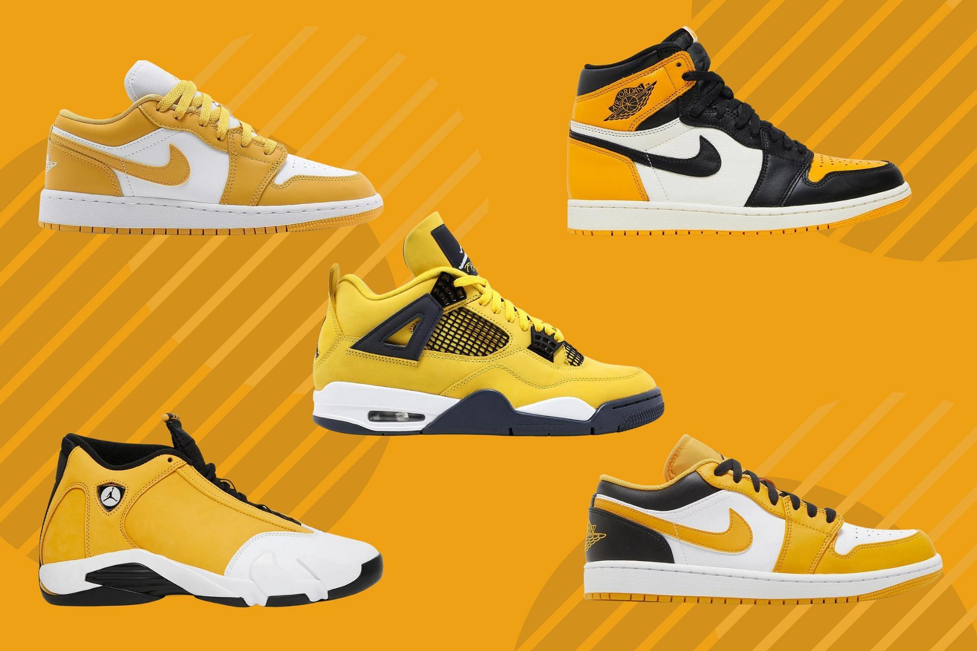 Nike Air Jordan: 5 best yellow