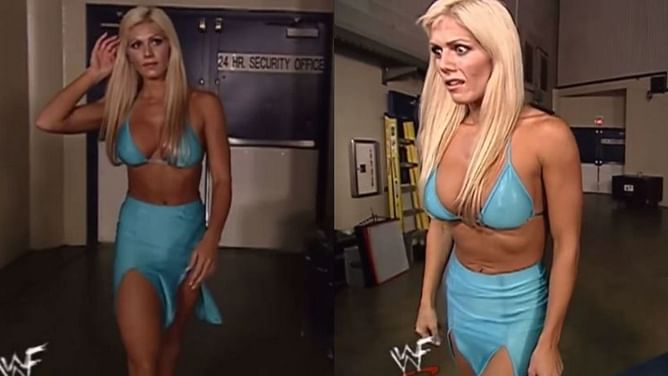 "His wife is telling me to grab him more" - When Torrie Wilson made out with a co-worker in front of his spouse on WWE SmackDown