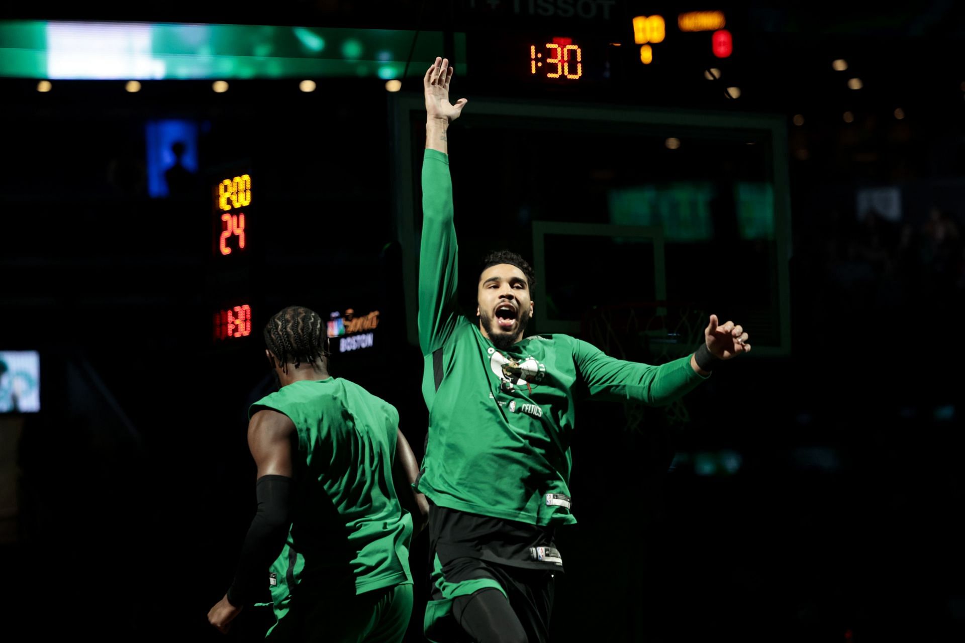 Washington Wizards vs. Boston Celtics.