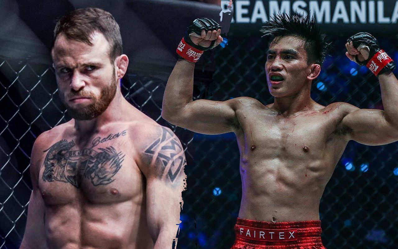 Jarred Brooks (left) and Joshua Pacio (right). [Photos ONE Championship]