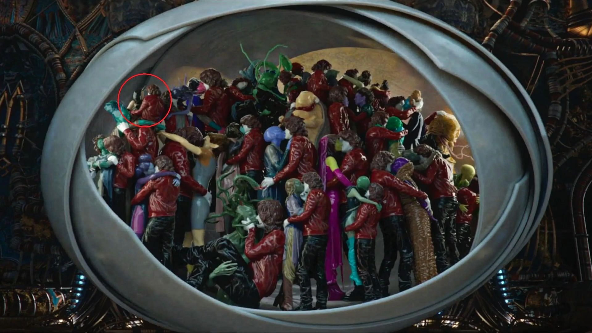 Ego with different life forms (Screengrab: Guardians of the Galaxy Vol. 2 via Marvel Studios)