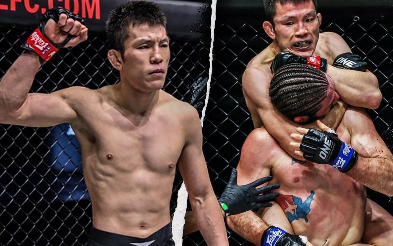 Shinya Aoki (left), photo by ONE Championship