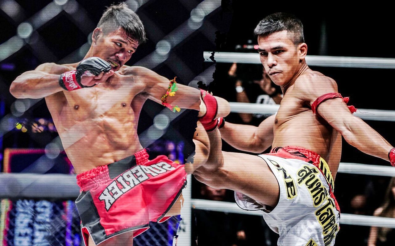 [Photo Credit: ONE Championship] Superlek Kiatmoo9, Panpayak Jitmuangnon