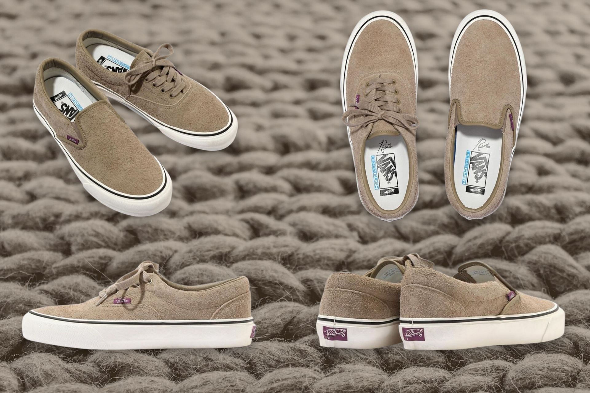 Take a closer look at the Taupe colorway designed by the Vault by Vans collab (Image via Sportskeeda)