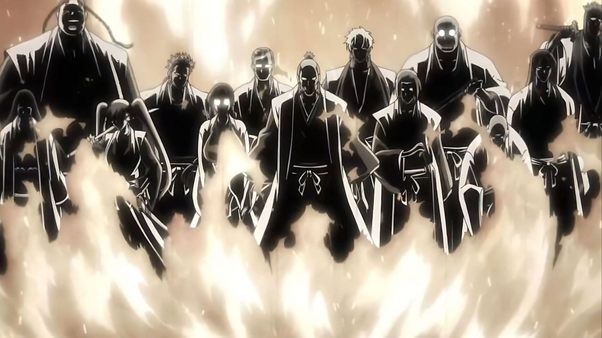 The original Gotei 13 in the anime (Image via Studio Pierrot)