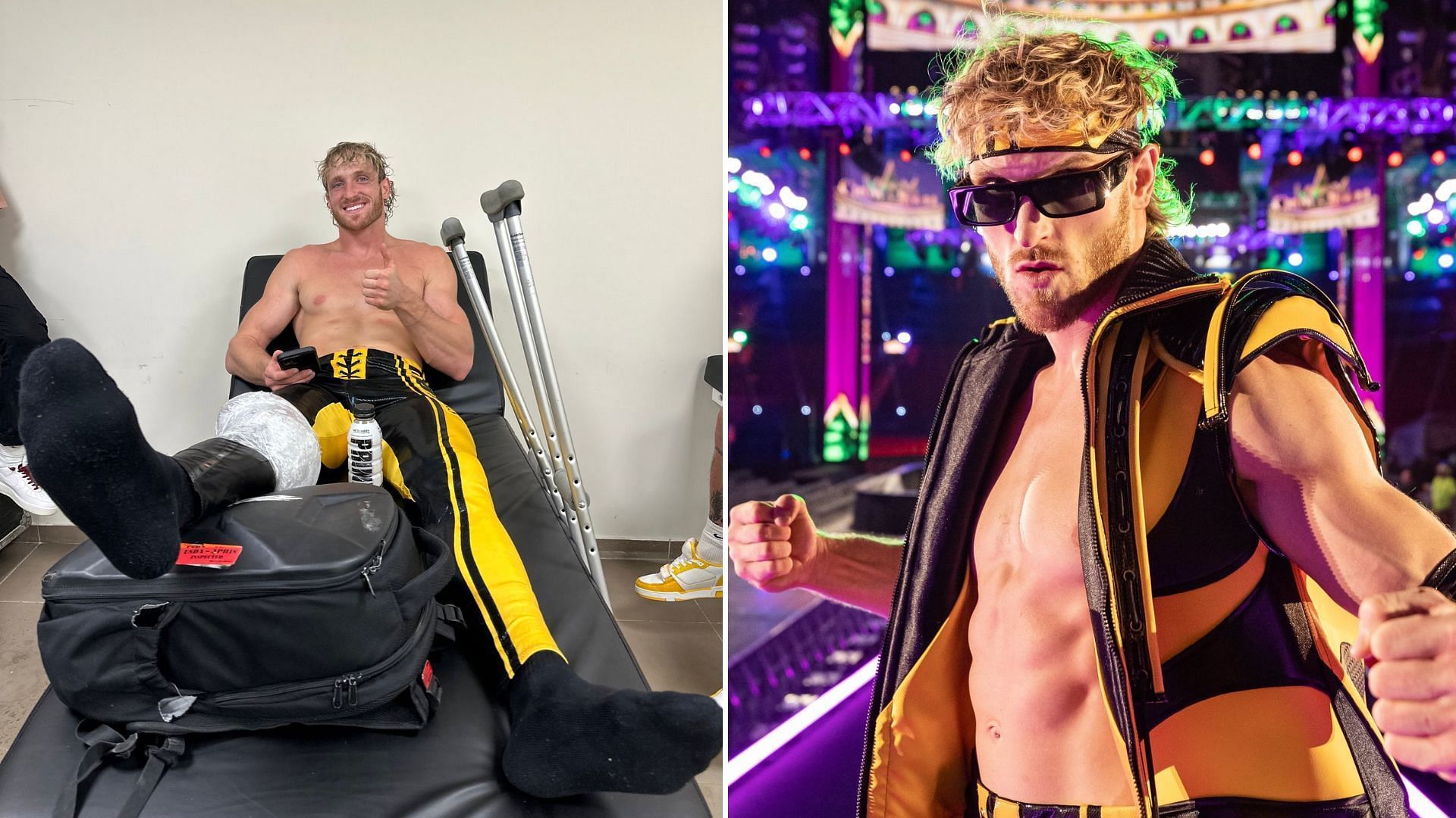 Logan Paul suffered a major injury at WWE Crown Jewel