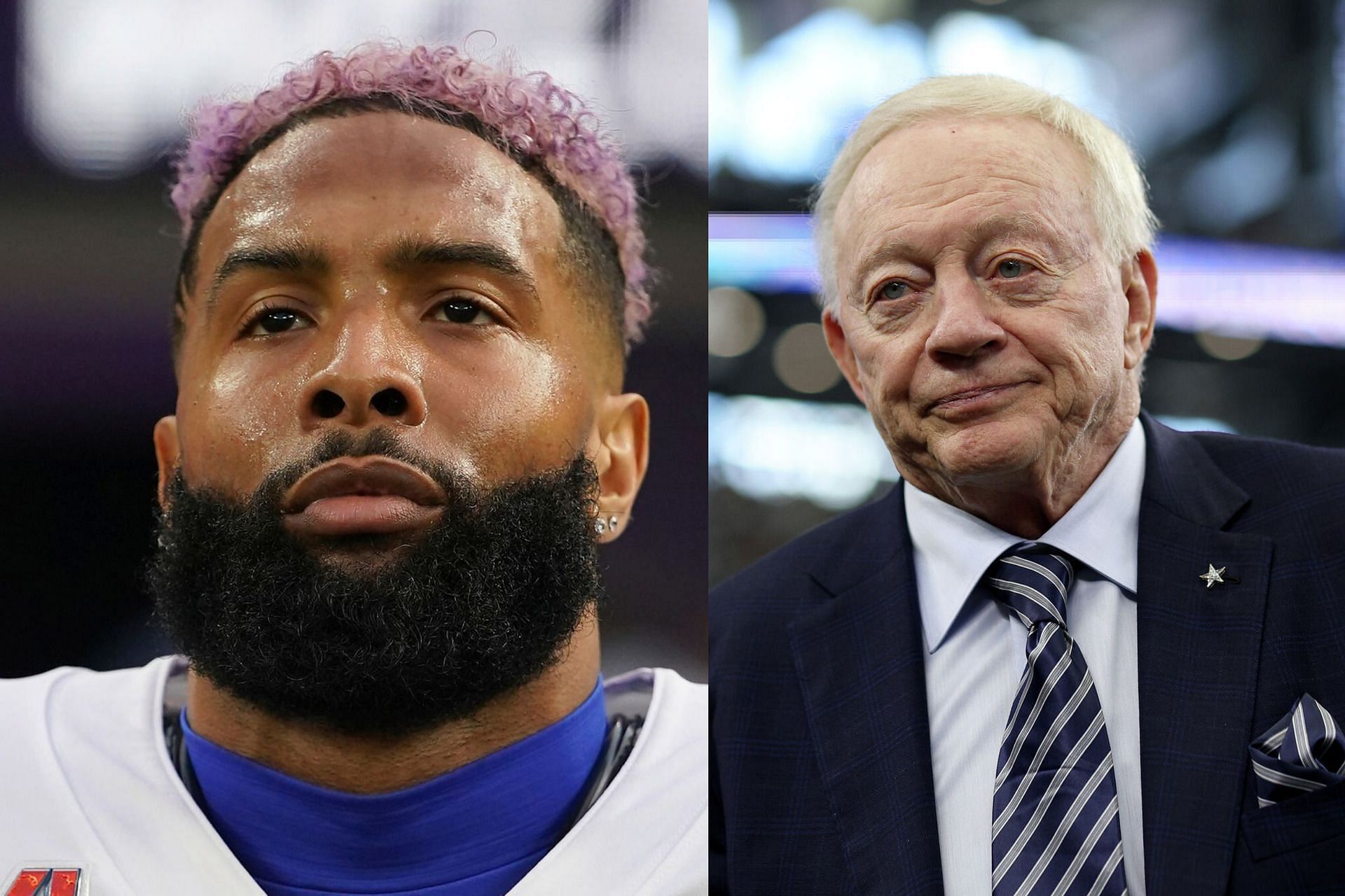 Odell Beckham Jr. and Jerry Jones