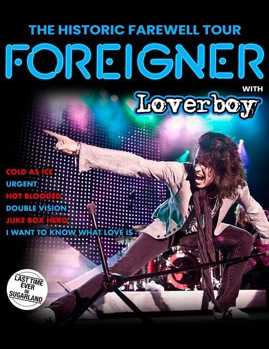 foreigner farewell tour opening act