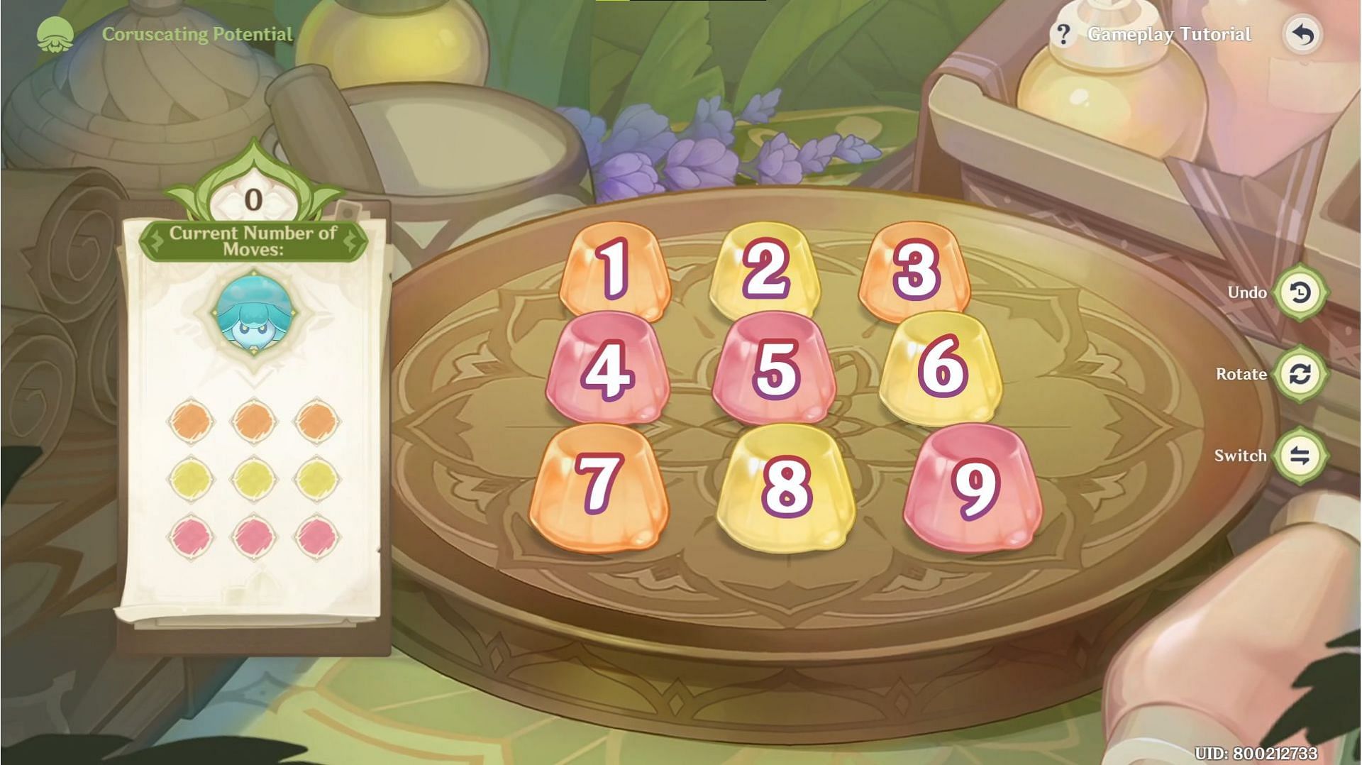Floral Jelly puzzle for Floating Hydro Fungus (Image via HoYoverse)
