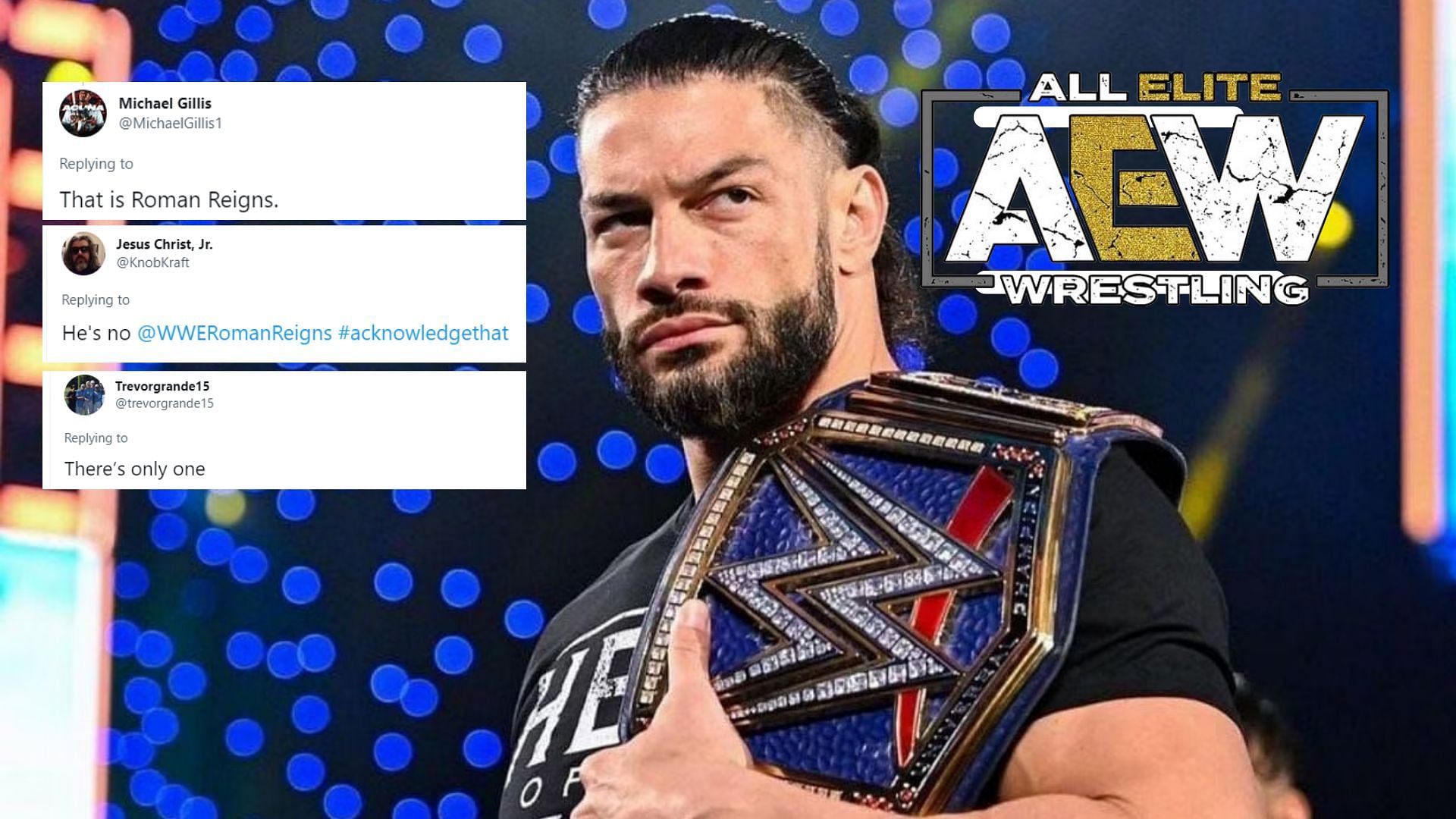 Current Undisputed WWE Universal Champion, Roman Reigns.