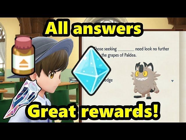 Pokemon Scarlet and Violet Midterm and Final exams: How to unlock, all - How To Unlock Peanut Butter Pokemon Scarlet