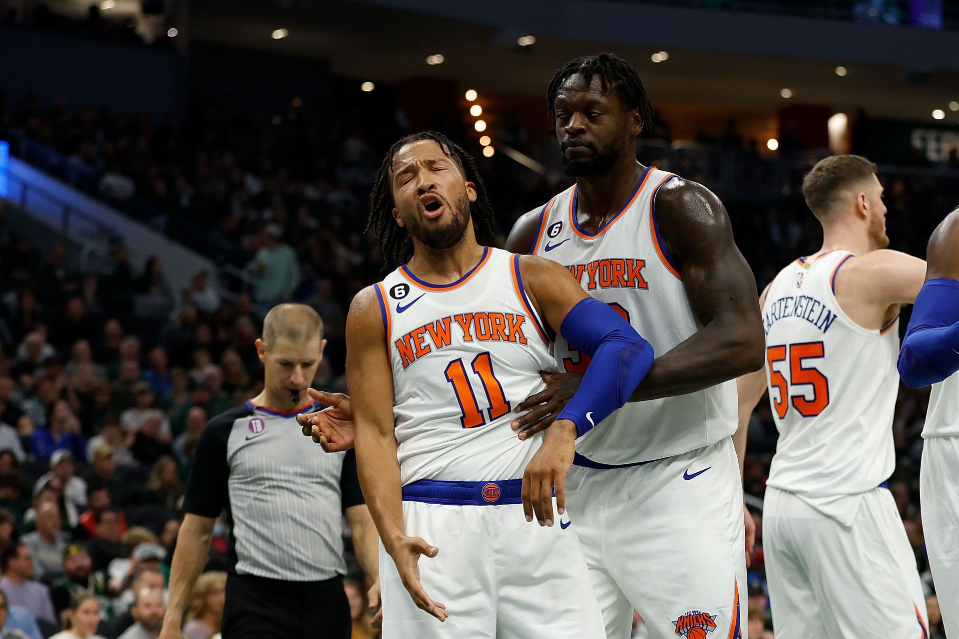 Jalen Brunson and Julius Randle