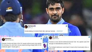 "Just shows how India have underutilized him"- Fans react as Deepak Hooda records best T20I figures for India in NZ