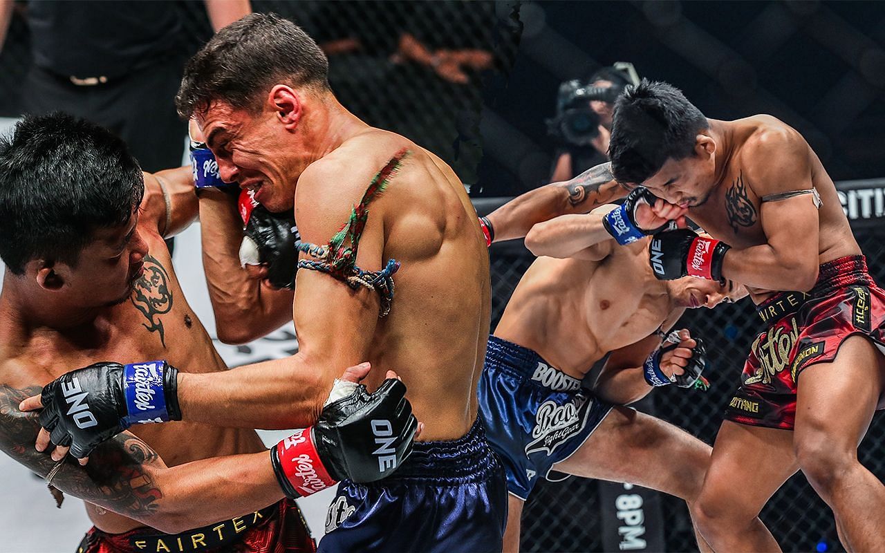 Rodtang Jitmuangnon and Joseph Lasiri at ONE on Prime Video 4 [Credit: ONE Championship]