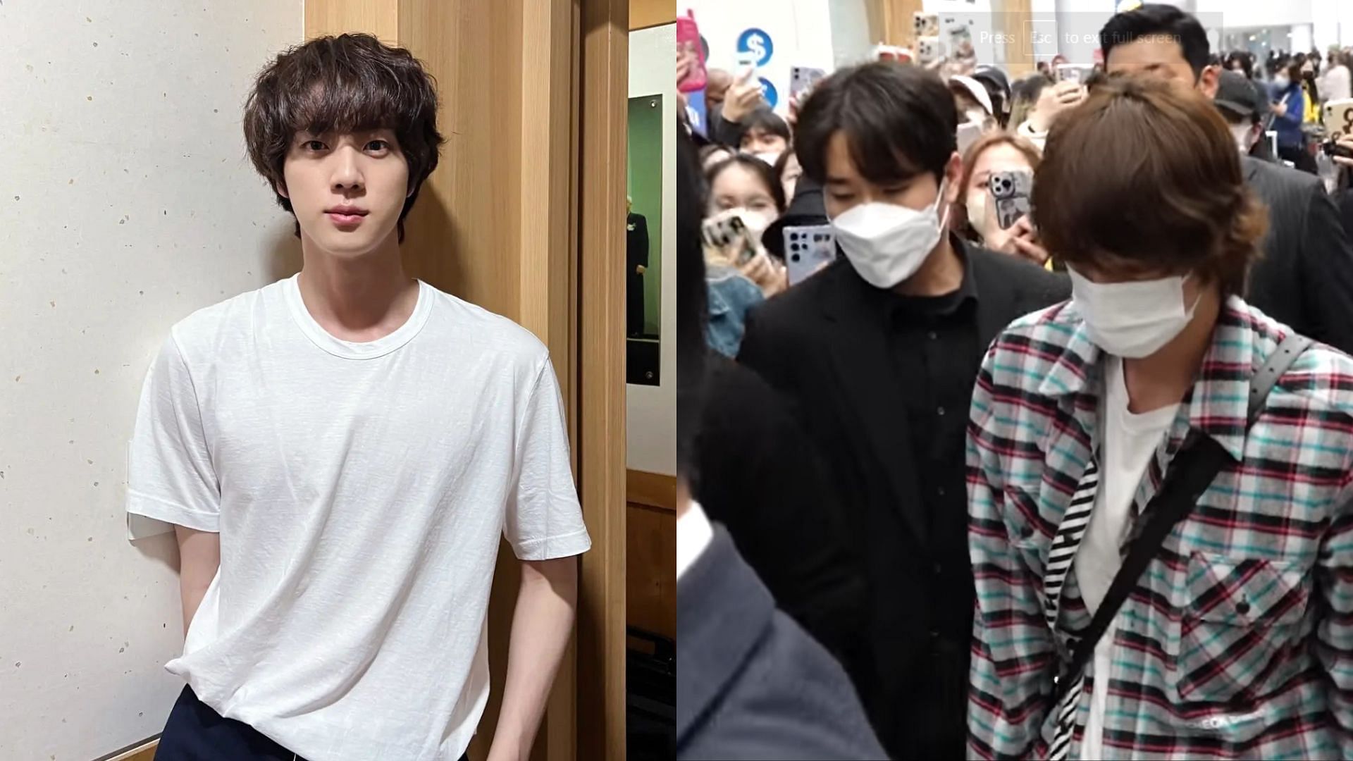 “Ridiculous and shameful”: ARMYs concerned as BTS’ Jin is mobbed at ...