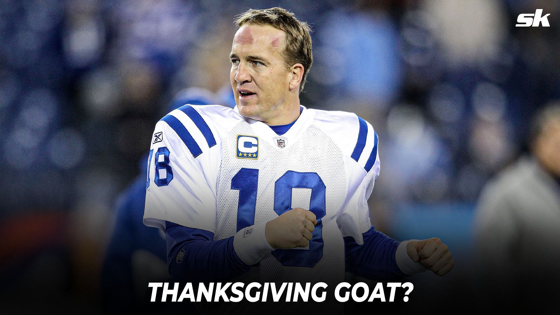 Did Peyton Manning drop the greatest Thanksgiving display ever? 