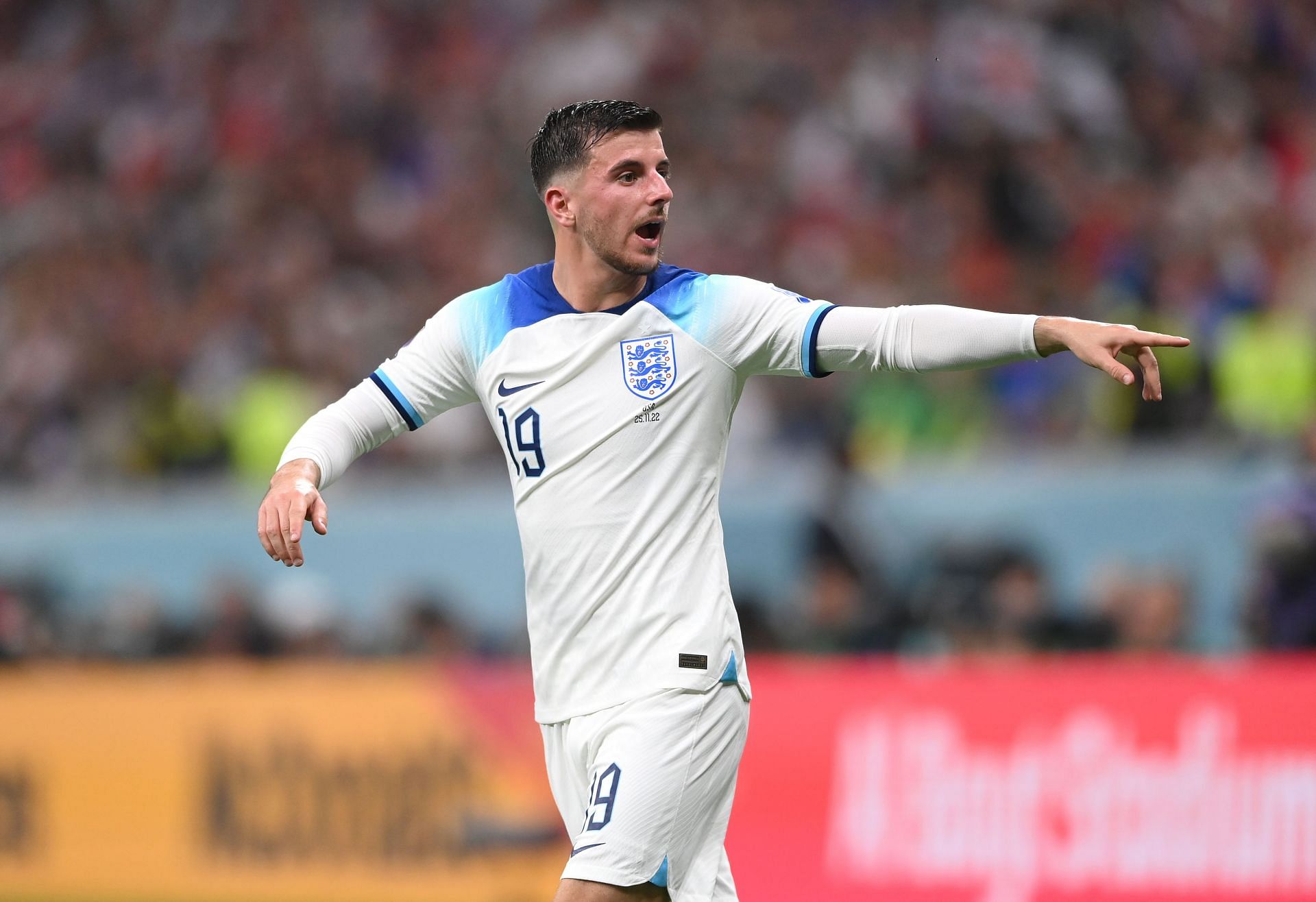 Mason Mount is currently with the England team at the 2022 FIFA World Cup.
