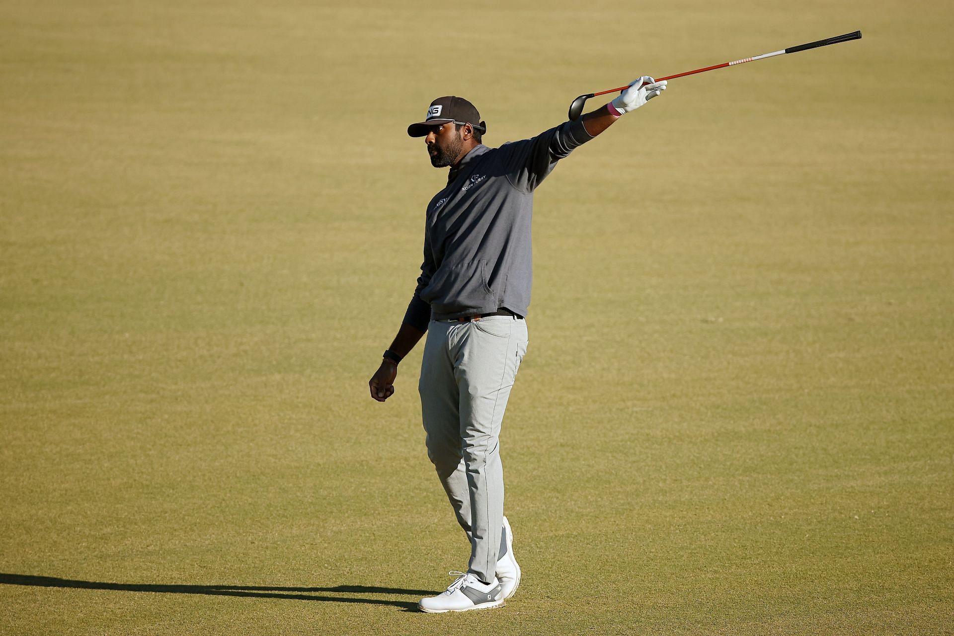 Sahith Theegala at The CJ Cup - Round Two (Image via Mike Mulholland/Getty Images for The CJ Cup)