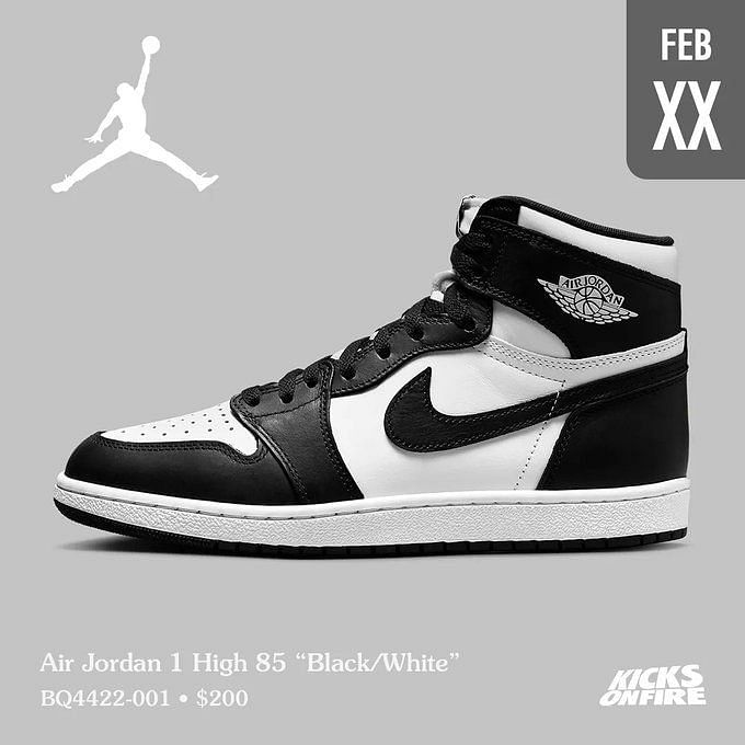 Jordan high black white