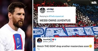 "Juventus are going to get ripped apart" "Watch the GOAT drop another masterclass" - PSG fans ecstatic as Lionel Messi starts UEFA Champions League clash against Serie A giants