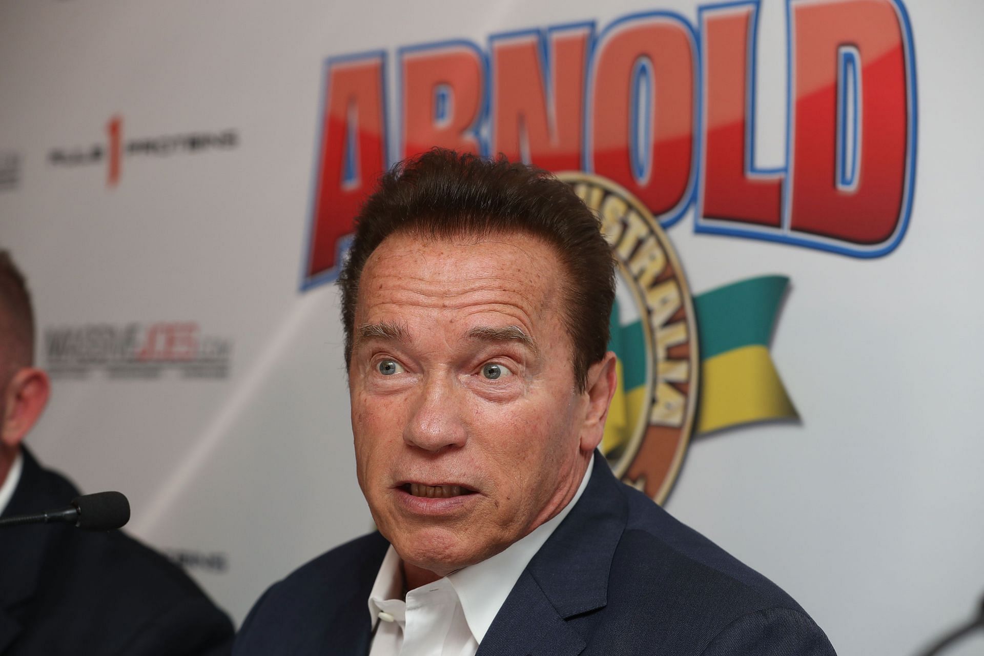 Arnold Schwarzenegger News Conference (Image via Robert Cianflone/Getty Images))